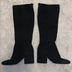 Sam Edelman Black Suede Boots
